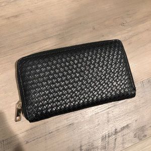 SOLD! Woven Black Wallet